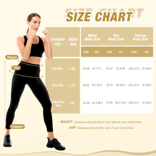High Waisted Navy Blue Yoga Leggings for Women - Full Length