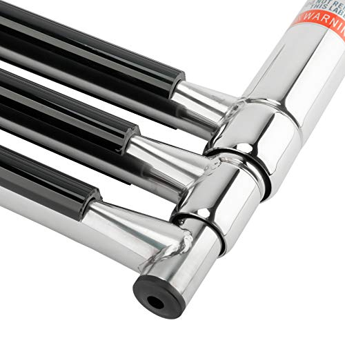 Stainless Steel Telescoping Boat Ladder with 3 Steps - Marine Grade Swimmer Access
