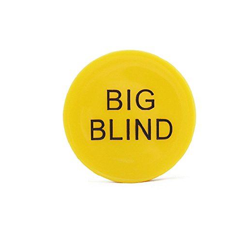 3-Piece Poker Dealer Button Set - Small Blind, Big Blind & Dealer