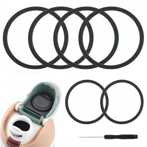 Silicone Replacement Gaskets for Owala FreeSip Lids - 6 Pack