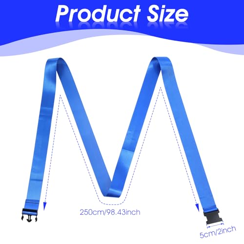 CIATBYYJ Blue Physical Therapy & Yoga Stretch Strap - Adjustable Mobilization Belt