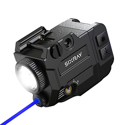 500 Lumen Pistol Light Laser Combo Rechargeable Blue Laser Beam