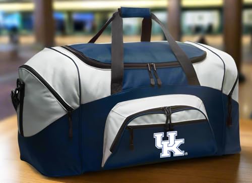 Kentucky Wildcats Duffel Bag - Large Navy Sports Gear Bag