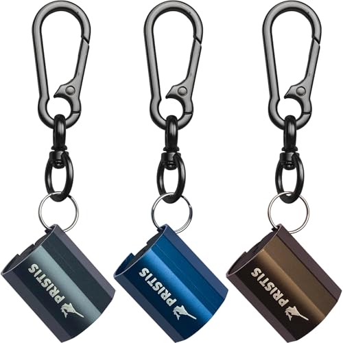 Pristis Fishing Rod Clips Set – Wearable Rod Holders with Keychain, Fits Most Spinning & Ice Fishing Rods