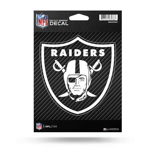 Las Vegas Raiders NFL Carbon Fiber Die Cut Decal - Medium