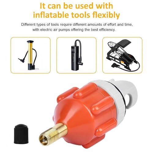 2PCS Universal SUP Pump Adapter - Leak-Proof Valve Connector for Kayak & Boat
