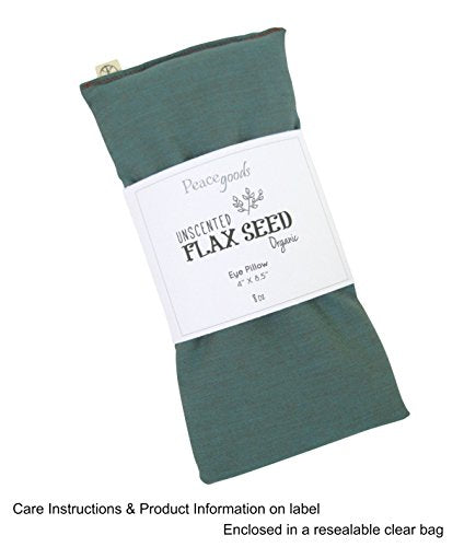 Unscented Flax Eye Pillow Gift Set - Purple Amethyst - 4x8.5