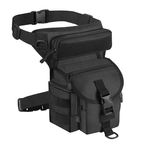 Meejaa Waterproof Hiking Waist Pack with Adjustable Belt & Multiple Pockets
