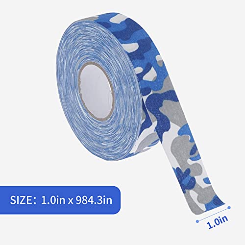 Grip Tape for Hockey Sticks - Waterproof Anti-Slip - Blue Camouflage