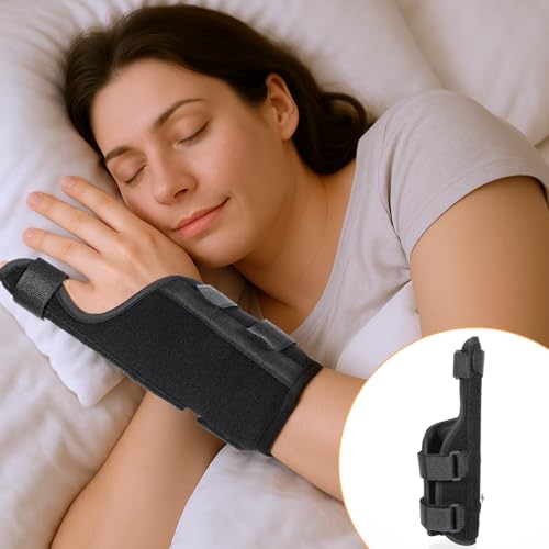COMNICO Pinky Finger Splint S Small - Adjustable Pinky & Little Finger Brace, Left & Right Hand