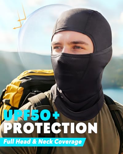 Cooling Balaclava Face Mask for Men Women, Summer Breathable Full