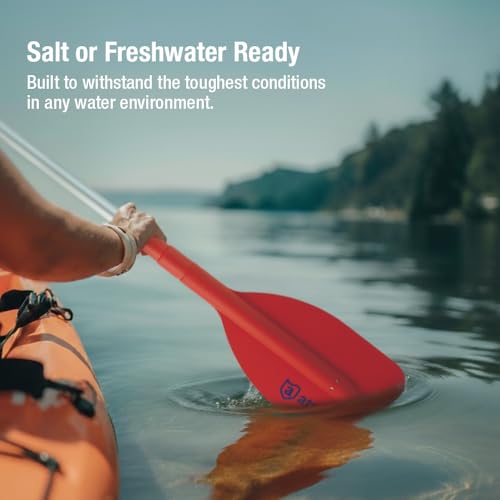 Collapsible Telescoping Emergency Paddle - 24" to 54" Orange