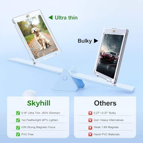 Magnetic Card Holder - 52ct Slim Waterproof Cases for Trading Cards
