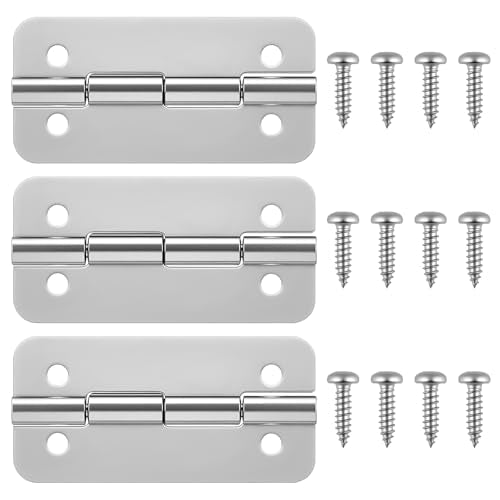 Stainless Steel Cooler Hinges Replacement - 3 Pack for Igloo Coolers
