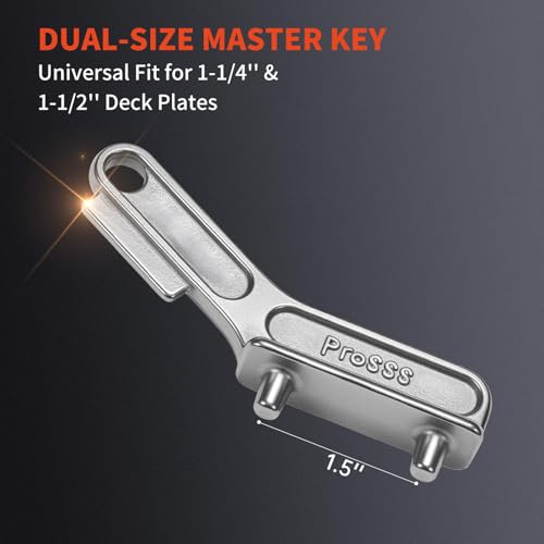 Marine Grade 316 Stainless Steel Deck Fill Key Set - 2PCS