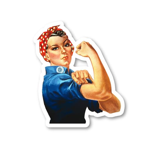 Rosie The Riveter Sticker Pack - 2.5 Inch Vinyl Decals