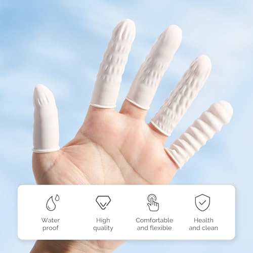 Disposable Latex Finger Cots - Medium - 200 Pack