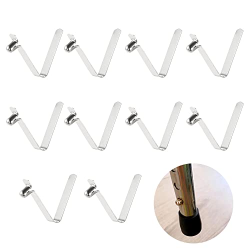 10 Pack Adjustable Kayak Paddle Spring Clips - 6mm