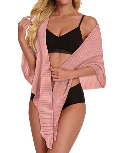 Pink Sarong Wrap for Women - Beach Bikini Swimsuit Coverup