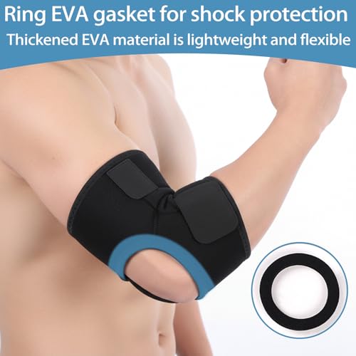 Elbow Brace for Tendonitis & Tennis Elbow Support - Adjustable Sleeve
