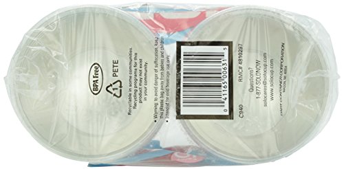 Clear Plastic Cups, 9 oz, 40-Count Pack - Durable Drinkware