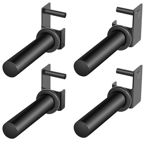 Olympic Weight Plate Holder for 3x3 Rack with 1" Hole - 4 Pack