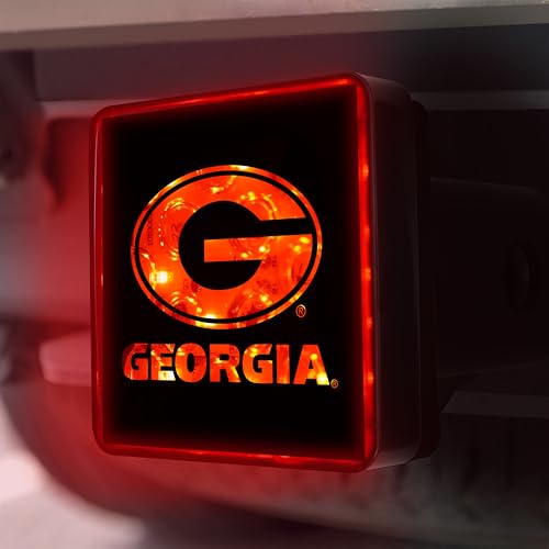 Light Up Hitch Cover - Georgia Bulldogs | Fits 2 in. Class III Hitches