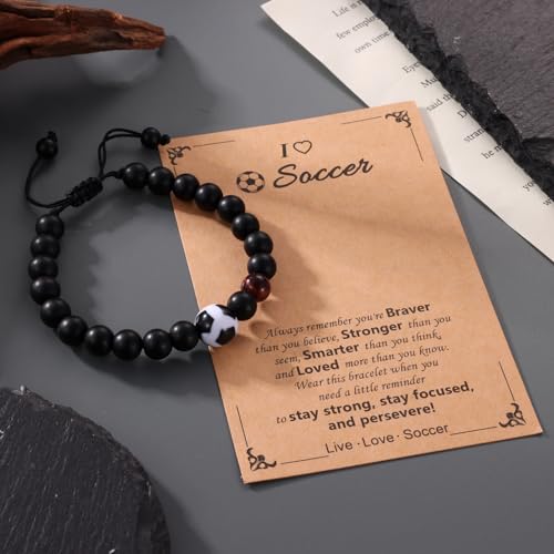 Sport Soccer Bracelet Gift for Teens - Soccer-Bracelet