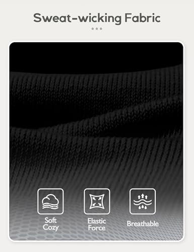 Non-Slip Pilates Yoga Socks with Grips - 4 Pairs - Black & Gray