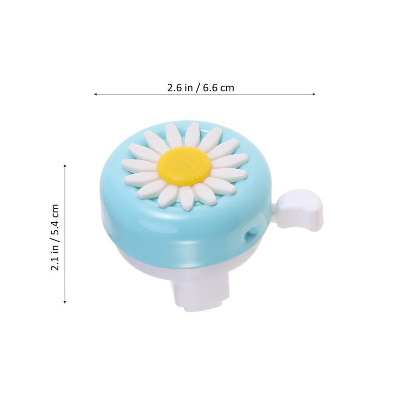 Toddmomy Bicycle Bell for Handlebars Aluminum Daisy Bike Bell with Loud Clear Sound Mini Kids Bike Accessories for Toddlers Boys Girls 2.12X2.16X2.12 Inch