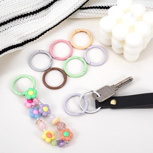 Round Spring O Rings - 12 Pcs, 32mm, 6 Colors