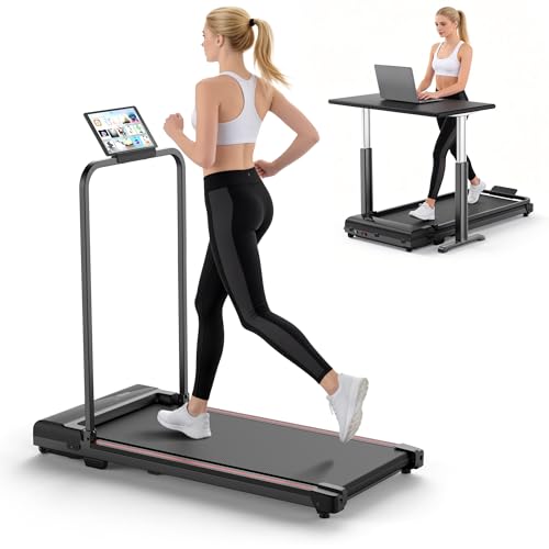 Foldable Under-Desk Treadmill with LED Display - Compact Walking Pad