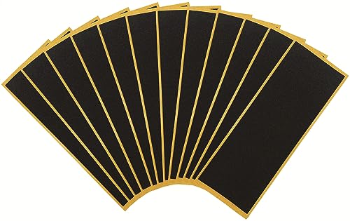 Fingerboard Foam Grip Tape - 12pcs Black, 40mm Width