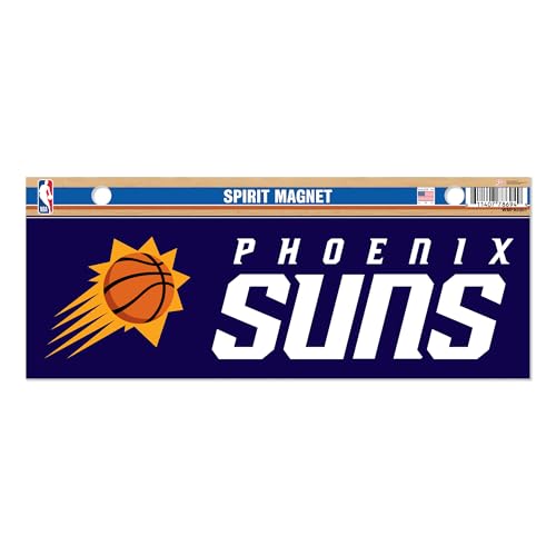 Phoenix Suns 4x10 Team Spirit Magnet - Durable Vinyl Sports Decal