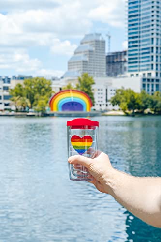 Tervis Pride Heart Double Wall Insulated 24oz Travel Tumbler - Made in USA, Classic