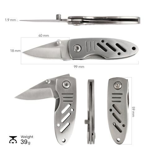 Mini Keychain Knife - Small Folding Pocket Knife, 1 Pack