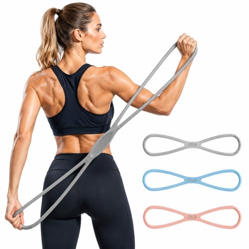 Figure 8 Resistance Bands with Handles - 15/25/35 LB