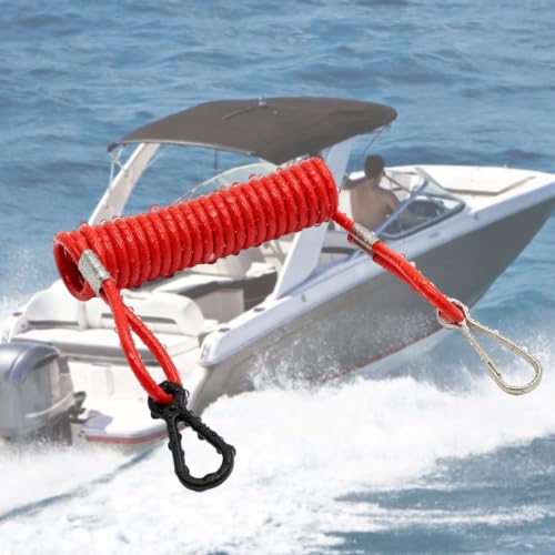 Boat Kill Switch Lanyard - 55 Inch, Red - 8M0092849