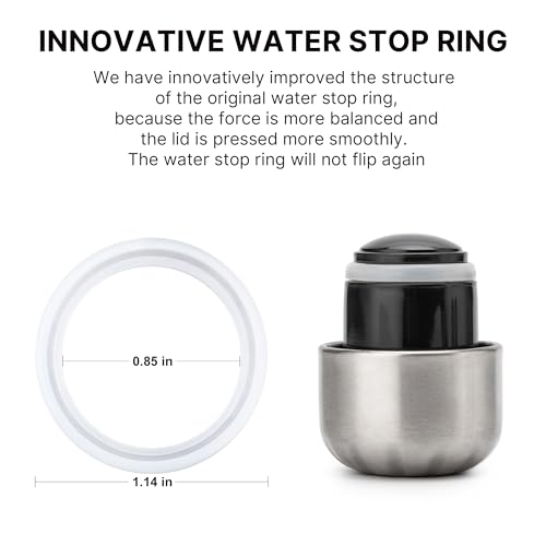 Silicone Water Bottle Gasket Replacement Rings - 3 Pack