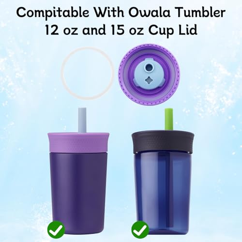 6-Pack Clear Silicone O-Ring Gaskets for Owala FreeSip Water Bottles