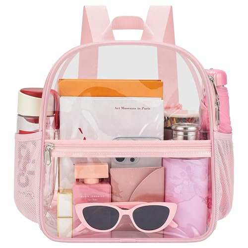 Clear Stadium Backpack for Sports Events & Concerts, Waterproof PVC Bag