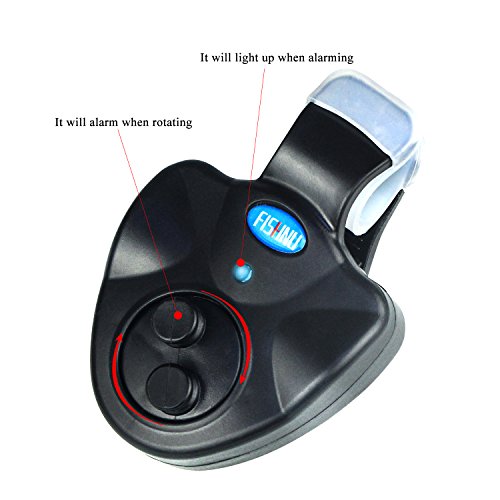 Fishing Bite Alarm with Sound & LED Indicator – Portable & All-Weather (Pack of 2)
