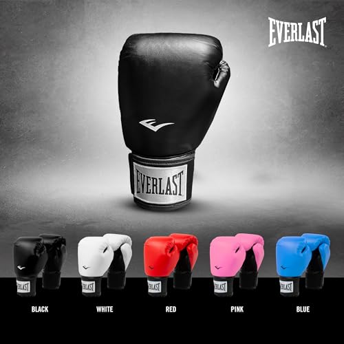 Everlast Prostyle 2 Youth Boxing Gloves - Black, Entry-Level Training Gear for Kids & Women