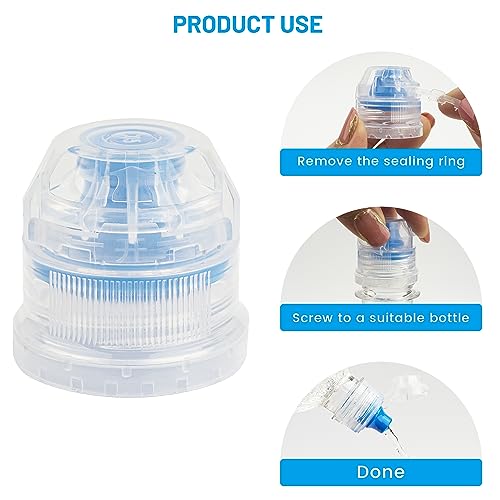28mm Push Pull Caps - Replacement Tops for Water Bottles, 10PCS