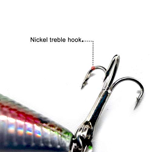 Micro Popper Topwater Fishing Lure - 1.4 inch 2g Green