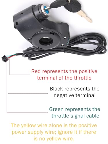 E-Bike Throttle Control Switch with Voltage Display - LCD Replacement