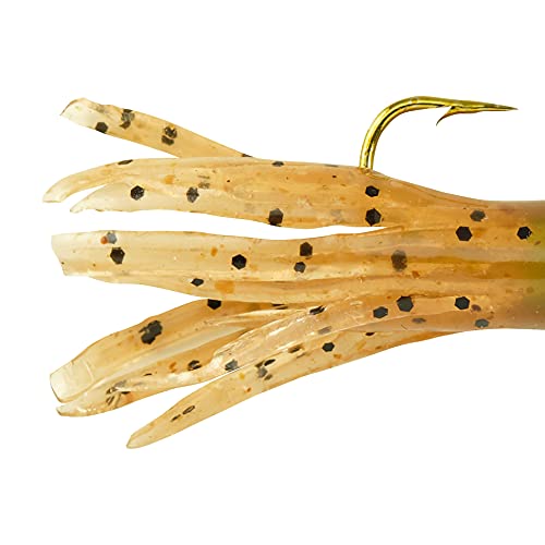 Pre-Rigged Atomic Tube Fishing Lures - 1/32oz, 5 Pack - Grasshopper