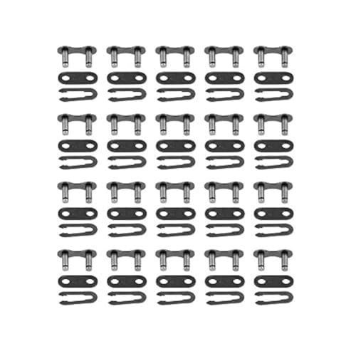 20 Set Bicycle Chain Master Link Connectors - Durable Stainless Steel