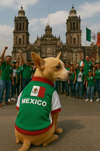 Mexico Dog Jersey - Breathable Mesh Puppy Soccer Shirt - XS