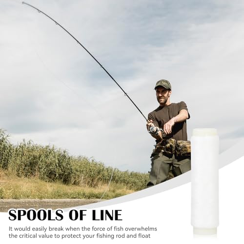 Invisible Fishing Bait Elastic Thread - 2 Pack, 0.2mm x 656ft Clear String